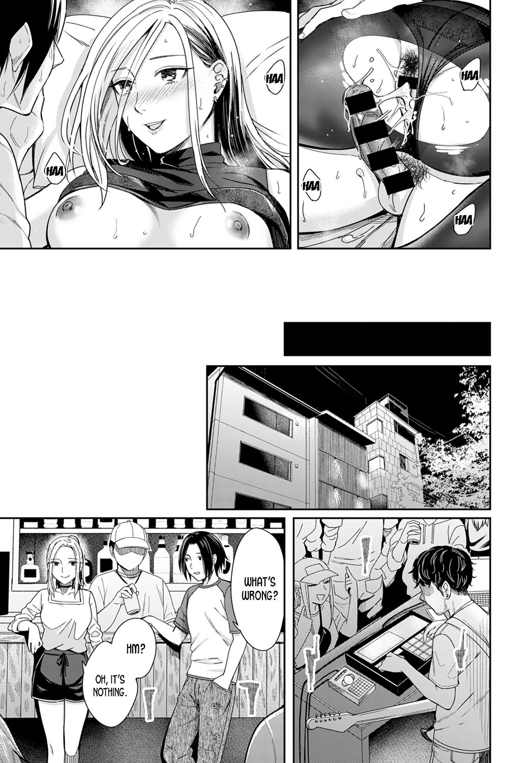 Hentai Manga Comic-Cigarette Smoke and Amber Light-Read-27